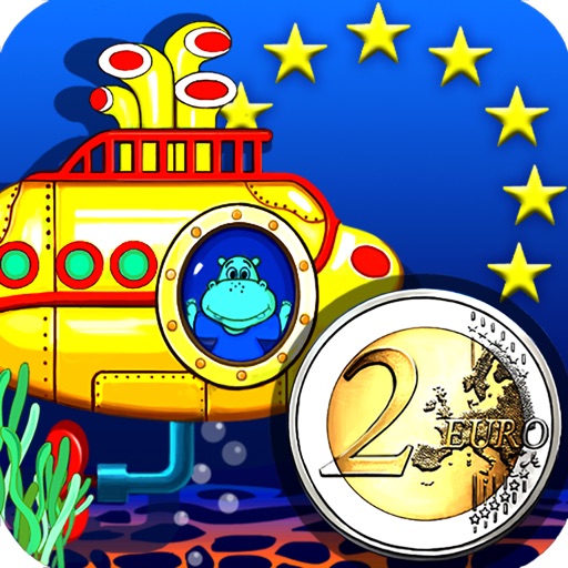 Euro€: Coin Math  educational learning games for kids Icon