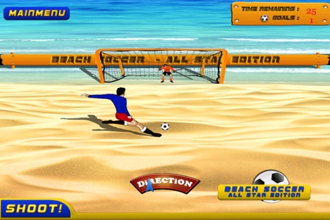 All Star Beach Soccer Free - 2013 Real World Champion Edition screenshot 2