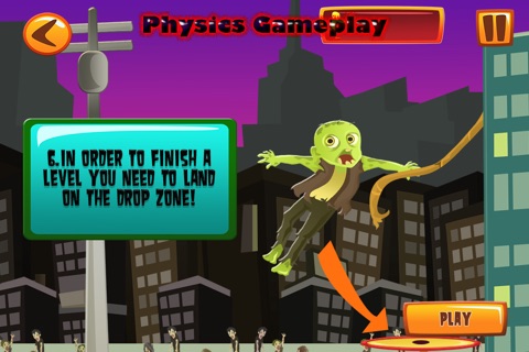 The Swinging Dead: Zombie Infection Free Fall screenshot 3