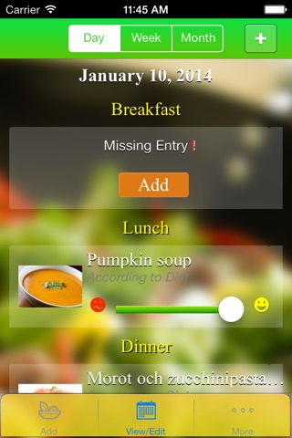 TrackMyMeal screenshot 2