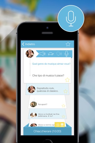 DuoSpeak French: Interactive Conversations - learn to speak a language - vocabulary lessons and audio phrases for travel, school, business and speaking fluently screenshot 3