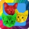 Help the cats and kittens find their friends by finding similar cats and connecting them together to earn points and progress through the levels