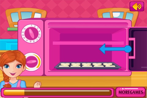 Little Chef : Heart Cookies Cooking screenshot 4