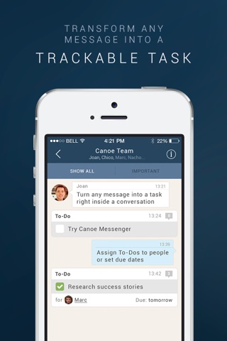 Canoe Messenger - Mobile Messaging for Work screenshot 3