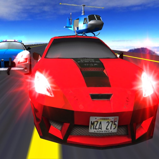 Nitro Drift Racing : 3D Mad Police Car Chase on Fast Street iOS App