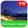 Free County France Offline Map - PLACE STARS
