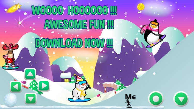 Ace Snow Surfers - Snowman vs Racing Penguins vs Elves in a Free Holiday Race Game