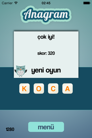 Anagram (Türkçe) screenshot 4