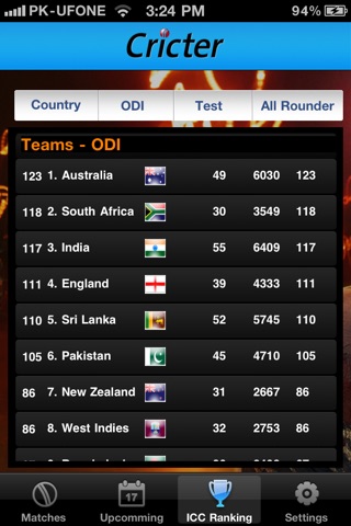 Cricter screenshot 2