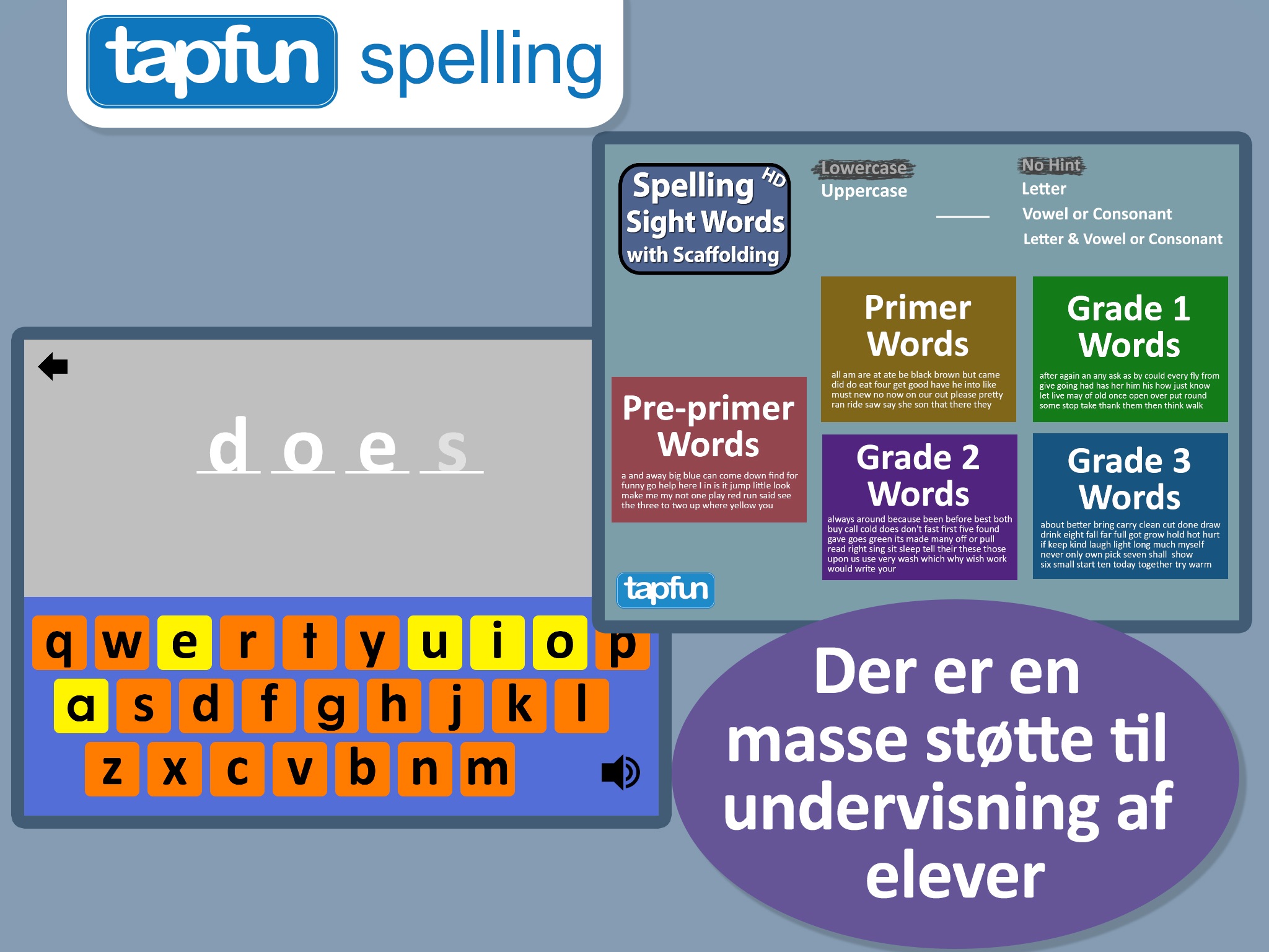 Spelling Sight Words for Speech Language Pathologists screenshot 2