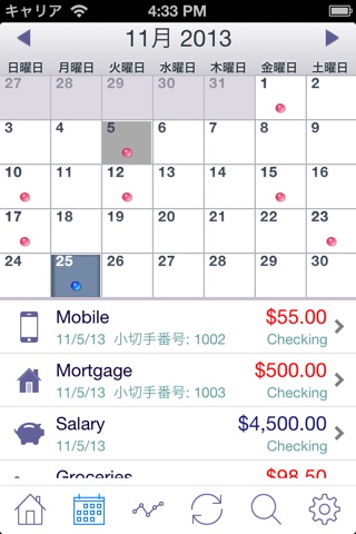 iAccount - Checkbook, Spending, Income and Accounts Tracker screenshot 4