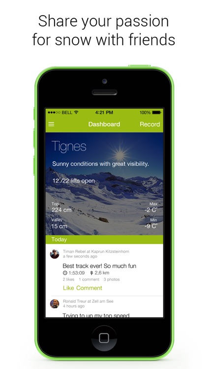 Snowciety - the social network for skiers and snowboarders screenshot-4
