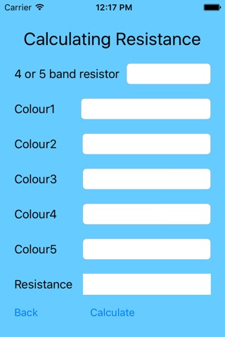 Resistor Calculation screenshot 3