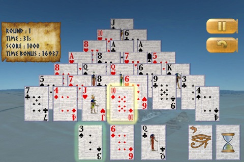 Giza Pyramid Solitaire screenshot 2