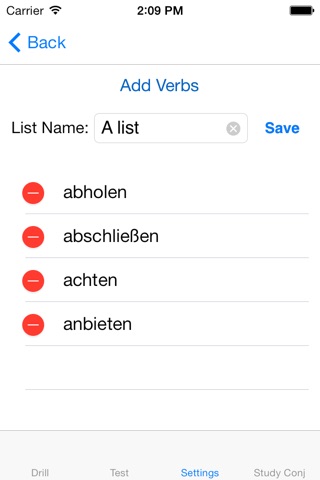 Verben - German Verb Trainer screenshot 4