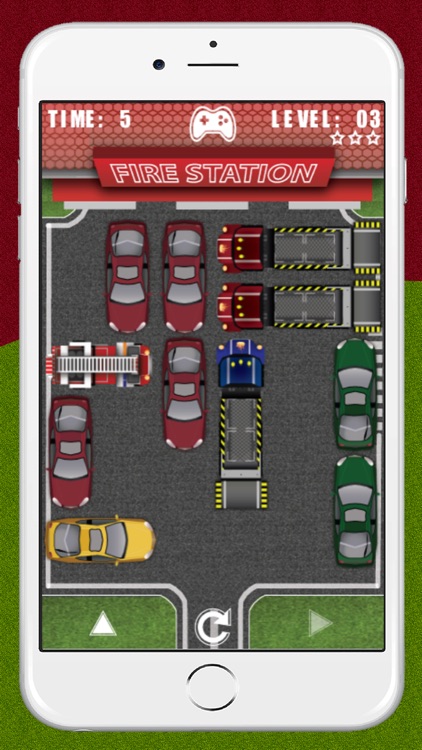 Fire Truck Parking Block Attempt escape to Exit