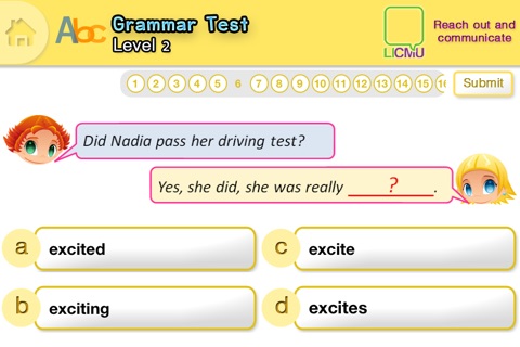 LICMU Grammar Test screenshot 3