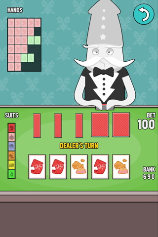 Squid Poker Deluxe screenshot 3