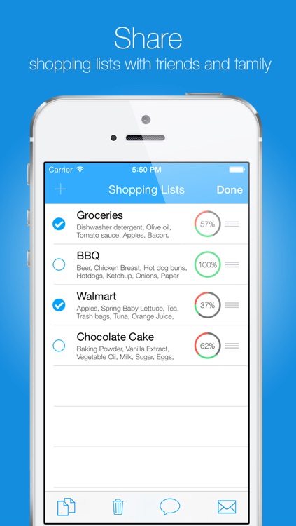 Groceries - Smart Shopping List - create, edit and share your grocery lists and recipes screenshot-3