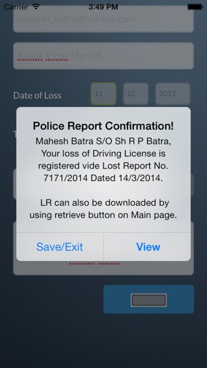 Delhi Police Lost Report(圖4)-速報App