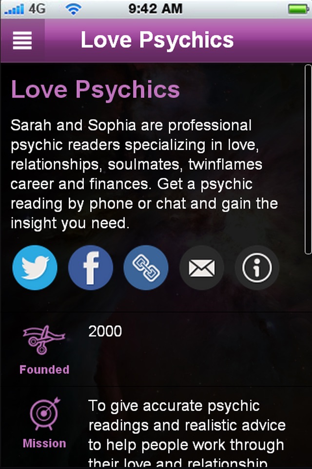 Love Psychics screenshot 2