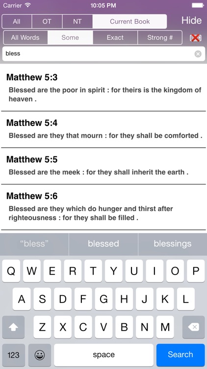 Touch Bible HD - KJV + Strongs Concordance, Offline Bible & Lexicons screenshot-3