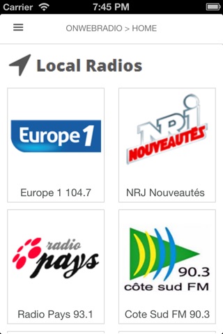 onWebRadio - Radios from all over the world screenshot 3