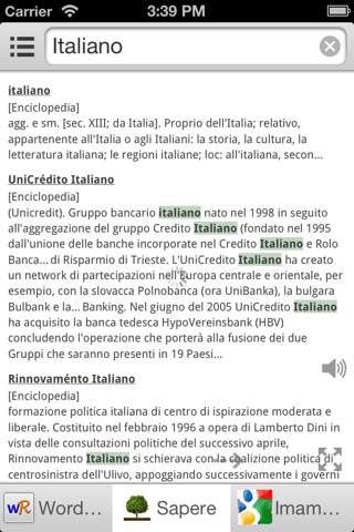 Tutti Dizionario Italiano screenshot 3