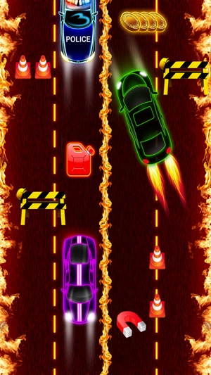 Nitro Neon Car Racing Police Pursuit Game(圖2)-速報App