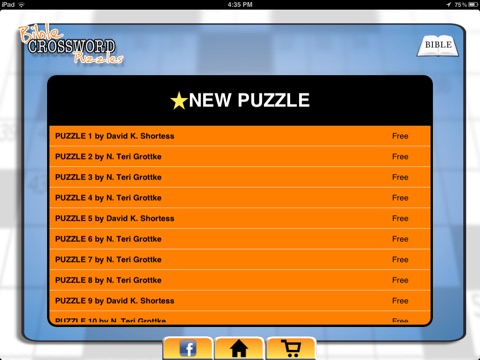 Bible Crossword Puzzles screenshot 2