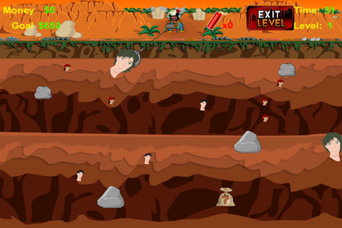 Dead Killer Zombie People Grab - Money & Head Race In Dirt Free screenshot 2