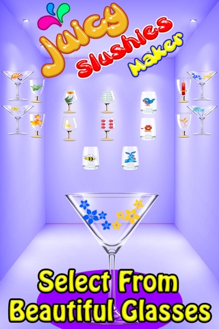 Juicy Slushies Maker - Kids get ready to make your own Smoothie Slush with Ice Cubes and colorful Juice Flavours like (orange,mango,grapes,banana,strawberry,cherry,watermelon) screenshot 3