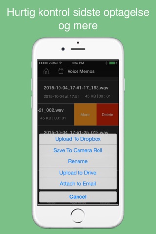 Voice Recorder (FREE) - voice memo, playback, share screenshot 2