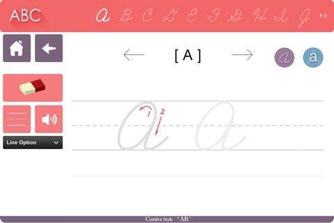 Cursive Writing AB Style screenshot 2