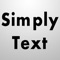 Simply Text is a plain text editor for iOS