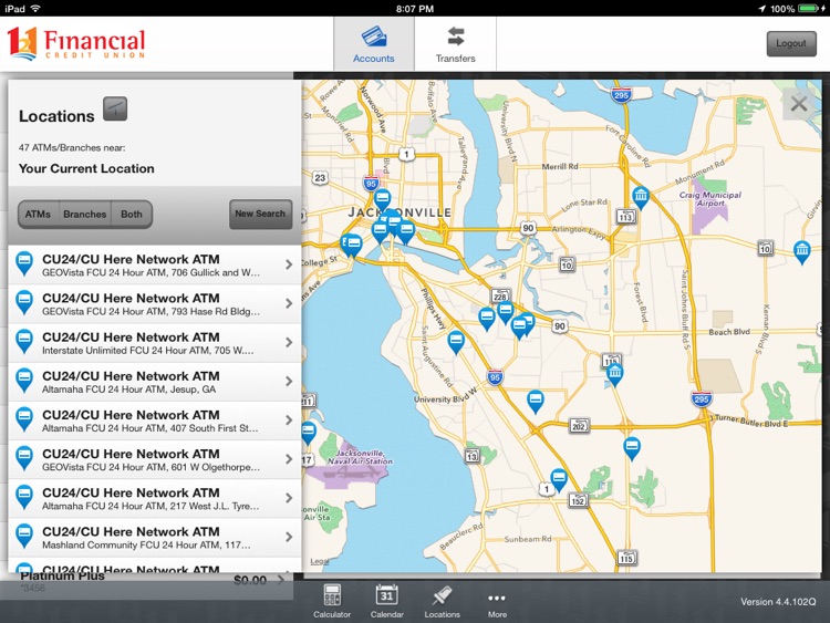 121 Financial Mobile Banking for iPad screenshot-4