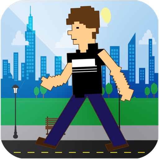 An Block Man Pixel Run - Runner Game Free iOS App