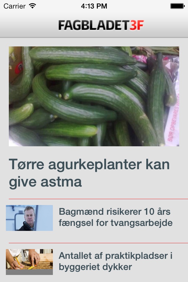 Fagbladet3F screenshot 2