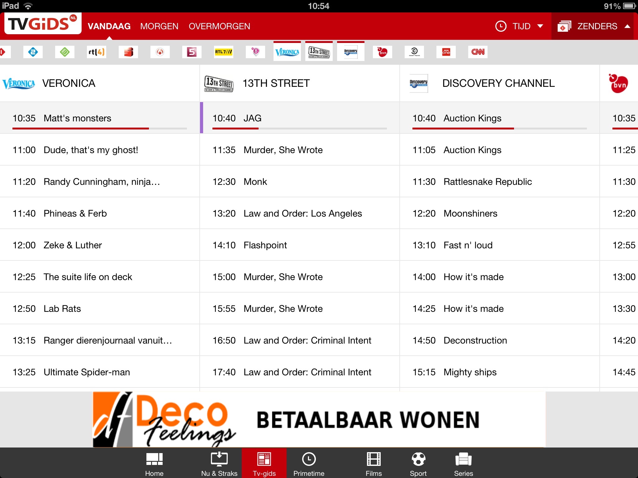 TVGids.nl voor iPad screenshot 3