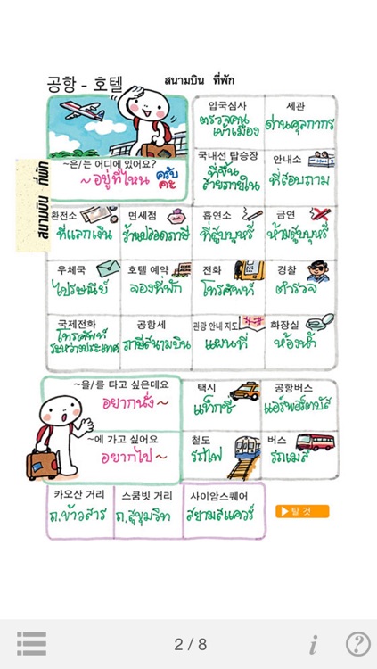 指さし会話 韓国語―タイ touch&talk(LITE版)