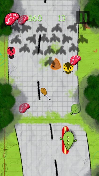 Doodle Dino - Racing to the Kingdom - Free Mobile Edition screenshot-4