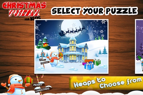 Christmas Puzzles From Santa For Kids Free screenshot 4