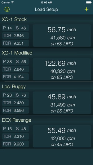 Gear Speed - Brushless RC Speed Calculat