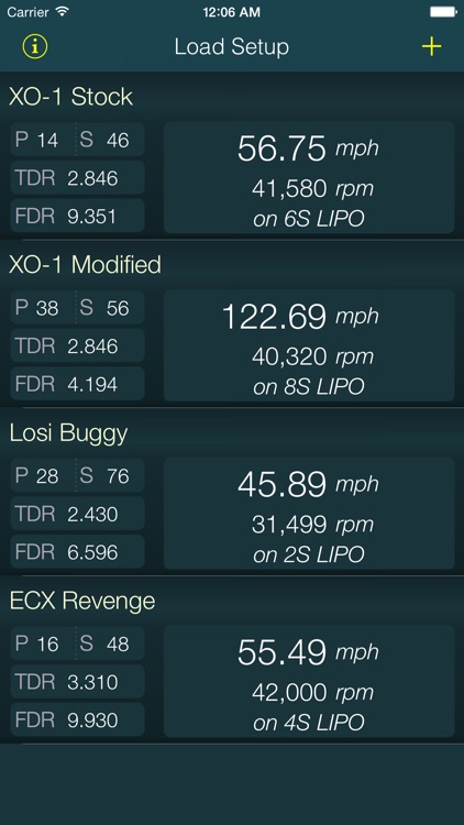 Gear Speed - Brushless RC Speed Calculator screenshot-0
