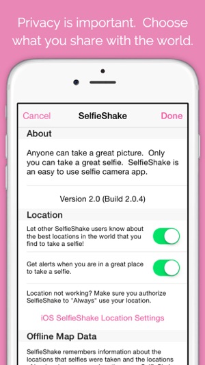 SelfieShake - Ultimate Selfie & Travel Camera. Shake to Take(圖5)-速報App