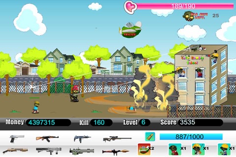 Zombie School Defense screenshot 4