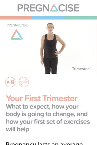 Pregnacise - Pregnancy Exercise App - Stay Fit and Healthy While Pregnant screenshot 3