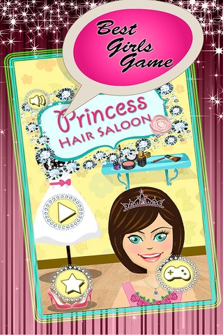 Princess Hair Beauty Salon - Fashion Makeup Game screenshot 4