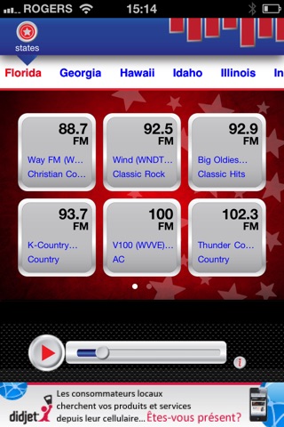 SnapRadio - USA screenshot 2
