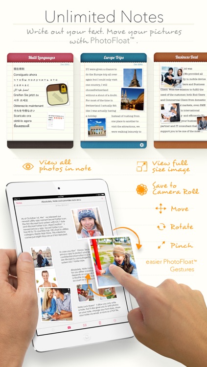 Note Lock FREE ~ Lock your Tales Keep All Private Notes and Secret Personal Diary Safe and Secure with Password Protection and Security System